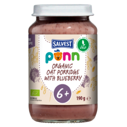 PÕNN Organic Oat porridge with blueberry 6+